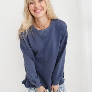 Aerie Down-To-Earth Oversized Sweatshirt